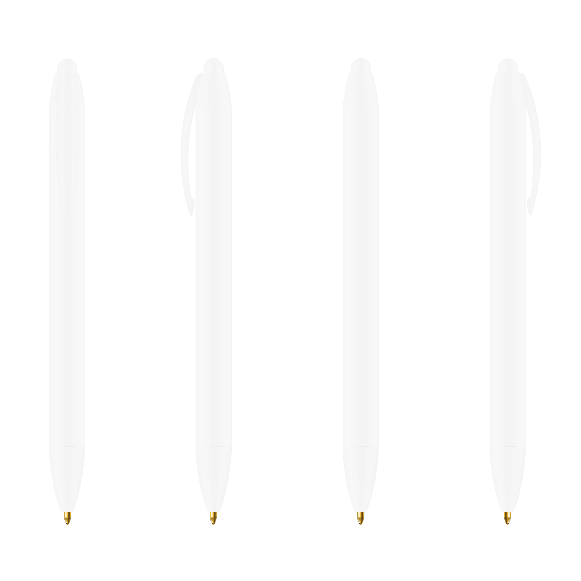 Stylo publicitaire BIC® Wide Body™ Ecolutions® Blanc recyclé & Blanc